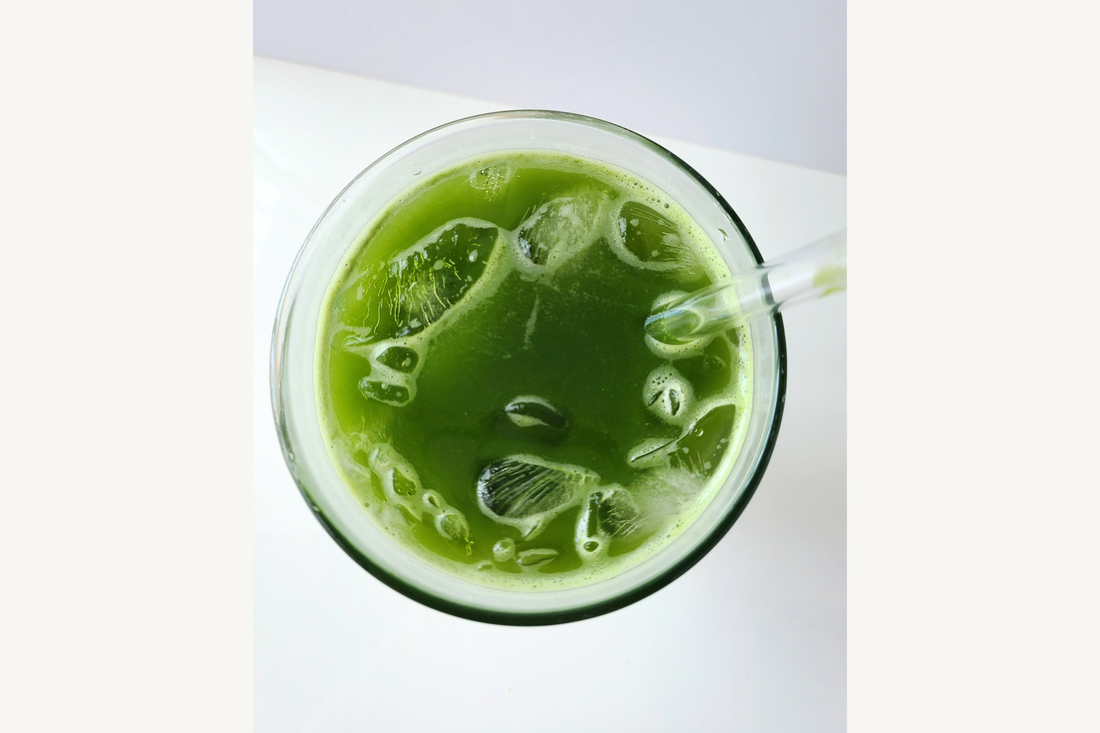 iced matcha calm moment minimal lifestyle