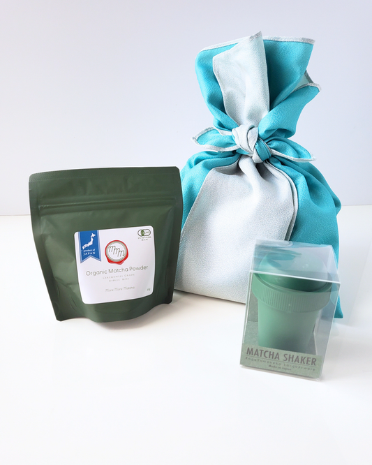 A Japanese Matcha Gift – Wrapped in Furoshiki